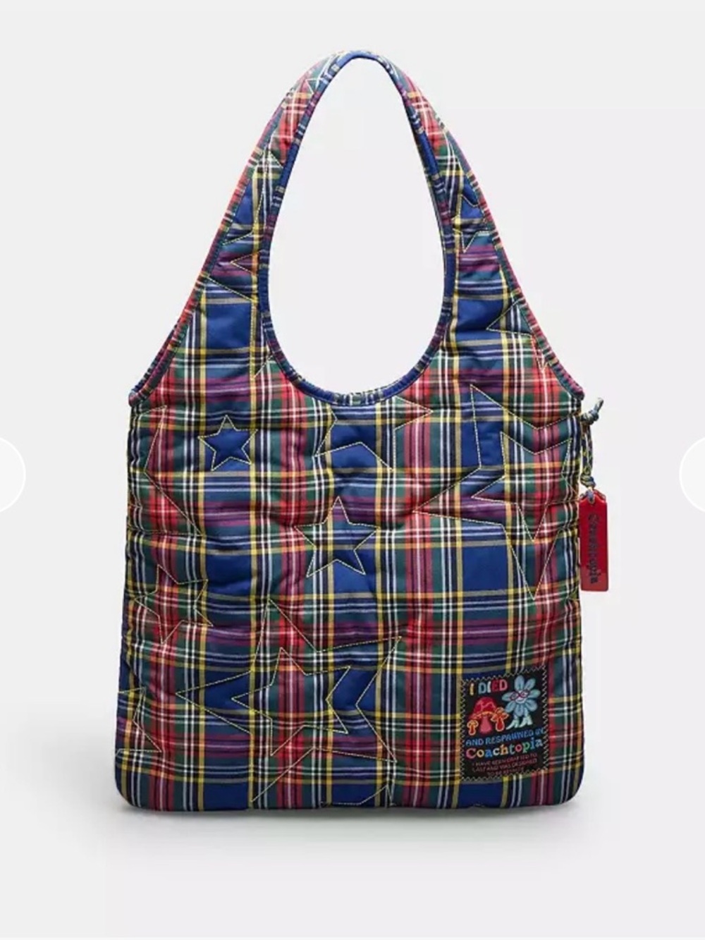 ISO!!!! Coachtopia Loop Flat Tote Plaid Quilted with Star Stitching
